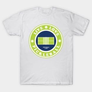 Live Love Pickleball (navy) T-Shirt